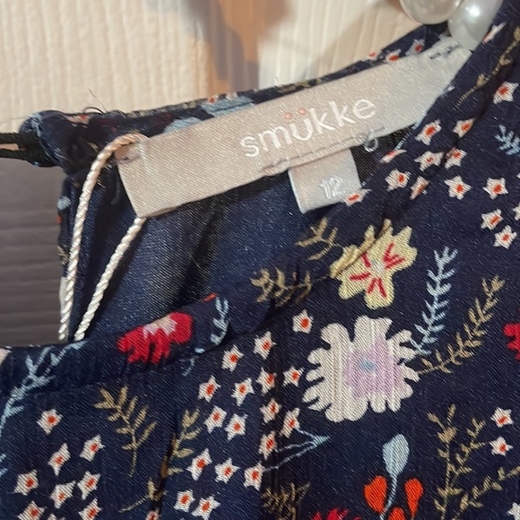 Navy Floral dress - Picture 3 of 5